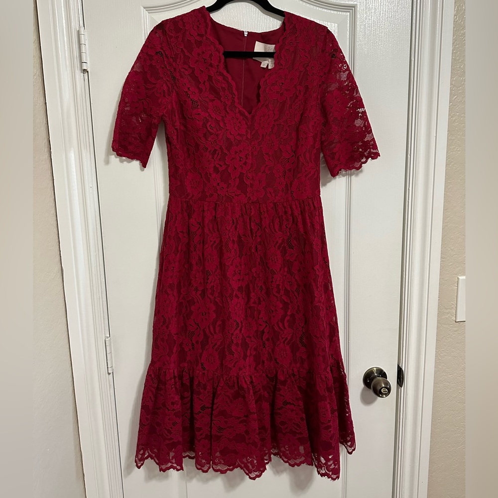 NWT size 8 Gal Meets Glam midi dress
